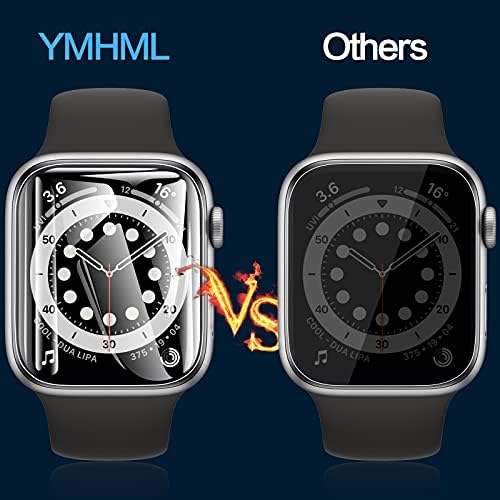 [4 חבילה] מגן מסך פרטיות של YMHML תואם ל- Apple Watch 40 ממ SE סדרה 6/5/4, [שדרוג אנטי-ריגול] סרט אנטי-סקרט